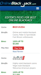 Mobile Screenshot of onlineblackjack.com