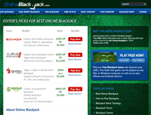 Tablet Screenshot of onlineblackjack.com